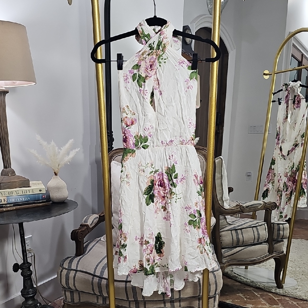 Lulu's White Rayon Fabric